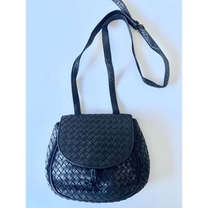 Bottega Veneta Vintage Woven Leather Crossbody